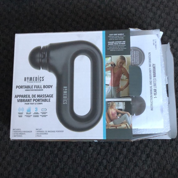 HoMedics® Portable Full Body Vibration Massager in Black - Picture 2 of 10